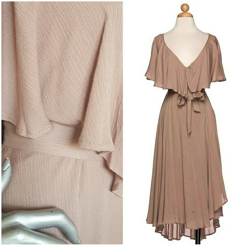 ❌SOLD❌ Wrap Dress - Picture 4 of 4